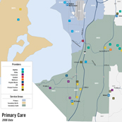 Portfolio Image 24, 1 of 24 health care speciality infographics, each poster 31 inches by 41 inches in size 