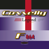 Portfolio Image 37, Connelly 1993 performance series waterski brand line graphic designs